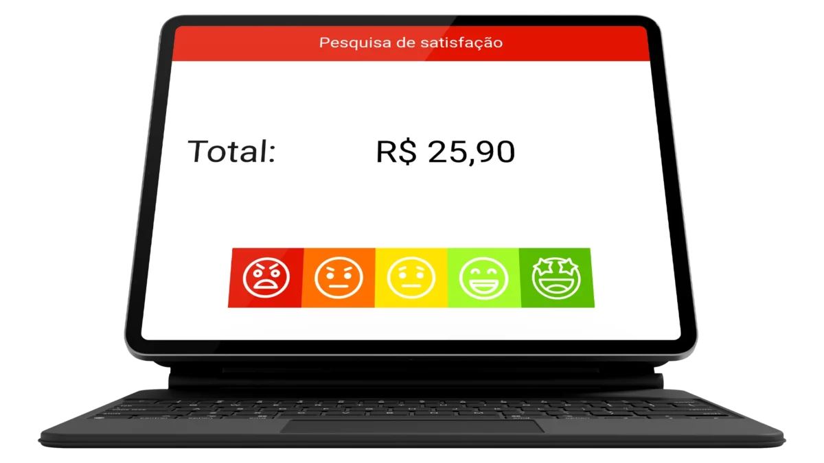 Pesquisa de satisfação no PDV do NoxMob Gourmet