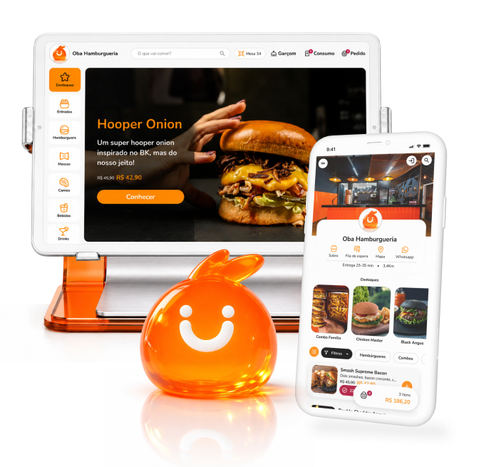 Oba Menu, cardápio digital integrado ao sistema do restaurante